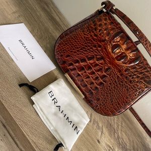 Brahmin Pecan Melbourne Collection Crossbody Bag